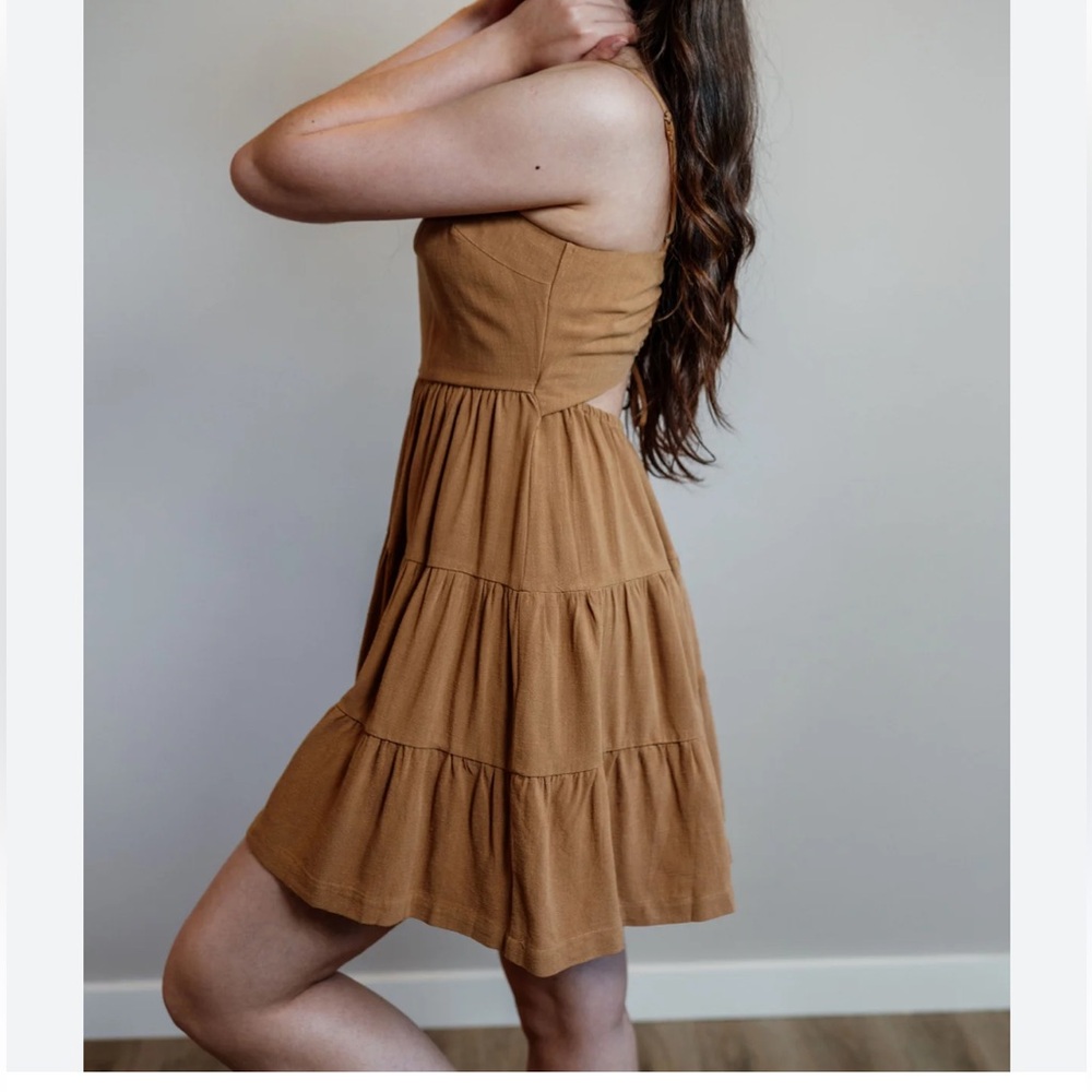 Flowy, Backless Dress